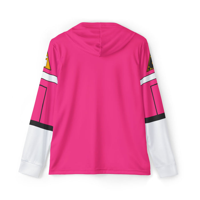 Carranger Pink Racer Hoodie (Full Print) Lightweight, Breathable, workout, pull over, fitness Hoodie (Full Print) Super Sentai Custom