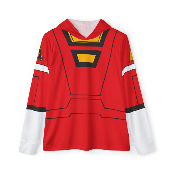 Carranger Red Racer Hoodie (Full Print)  Lightweight, Breathable, workout, pull over, fitness Hoodie (Full Print) Super Sentai Custom