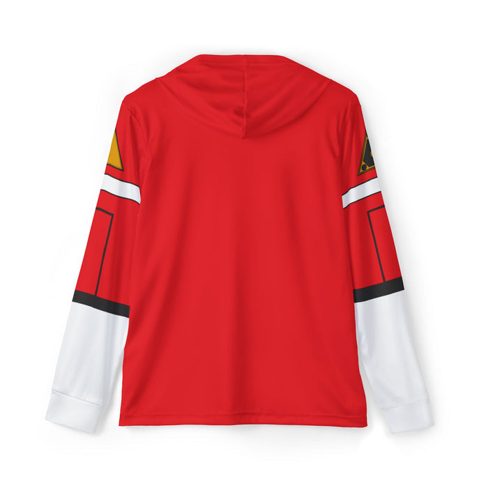 Carranger Red Racer Hoodie (Full Print)  Lightweight, Breathable, workout, pull over, fitness Hoodie (Full Print) Super Sentai Custom