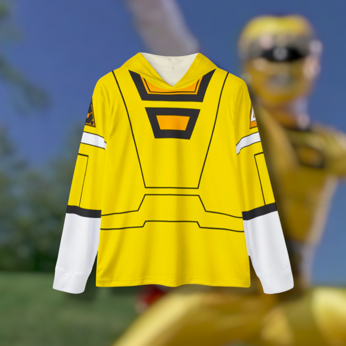 Super Sentai Inspired Carranger / power rangers Turbo Yellow ranger costume hoodie