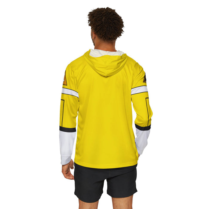 Carranger Yellow Racer Hoodie (Full Print) Super Sentai Custom Lightweight, Breathable, Workout, Pull over, Fitness, Retro