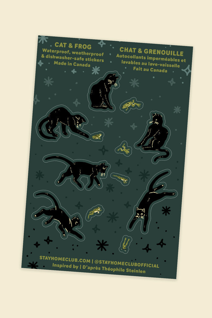 Cat & Frog Gap Filler Sticker Sheet