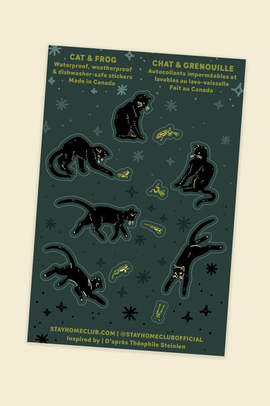 Cat & Frog Gap Filler Sticker Sheet