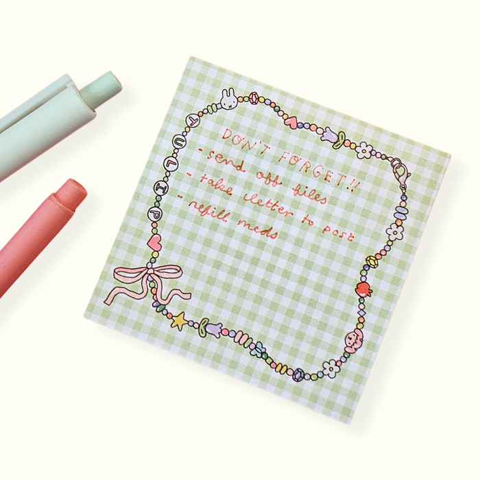 Charm Bracelet Sticky Notes