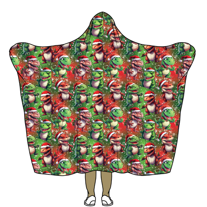 CHRISTMAS DINOS  blankets