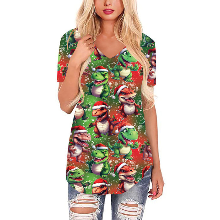 CHRISTMAS DINOS   TUNIC