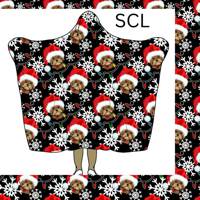 Christmas yorkie blankets