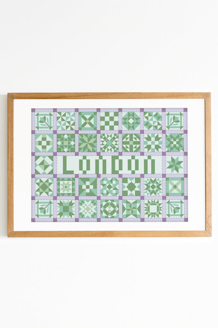 Small - 8" x 10" / London