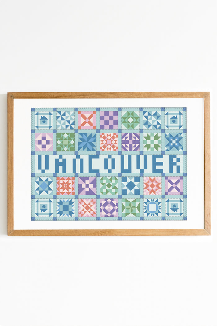 Cities Patchwork Print