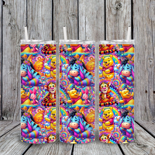 COLORFUL BEAR TUMBLER