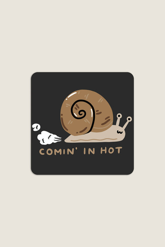 Comin' In Hot Vinyl Sticker