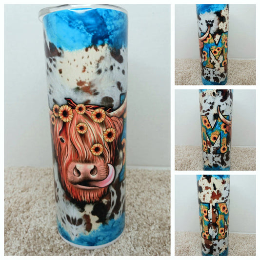 Cow mom  tumbler