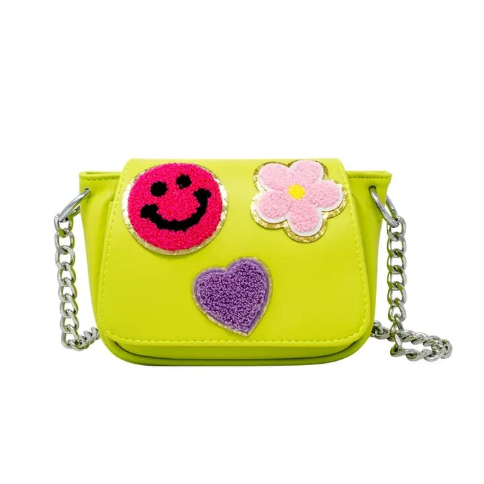 Crossbody Lime Patch Bag