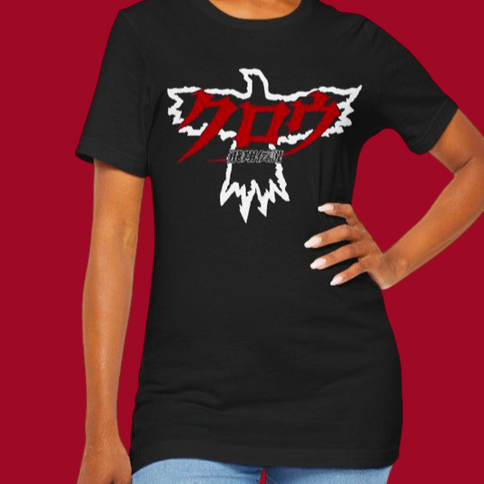 Crow Japan Tee Super Sentai T Shirt Custom Graphic Art Cosplay Shirts Rangers Retro Vintage 90s