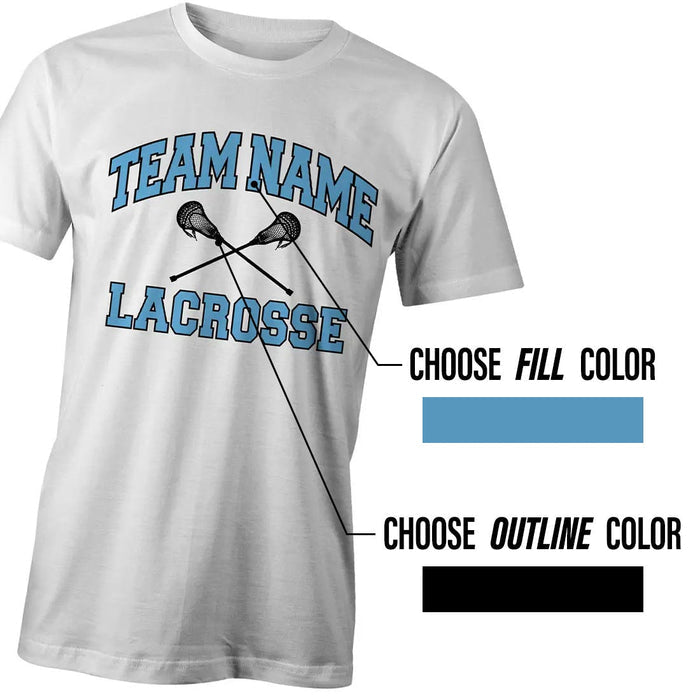 Custom Classic Long Sleeve Lacrosse Tee