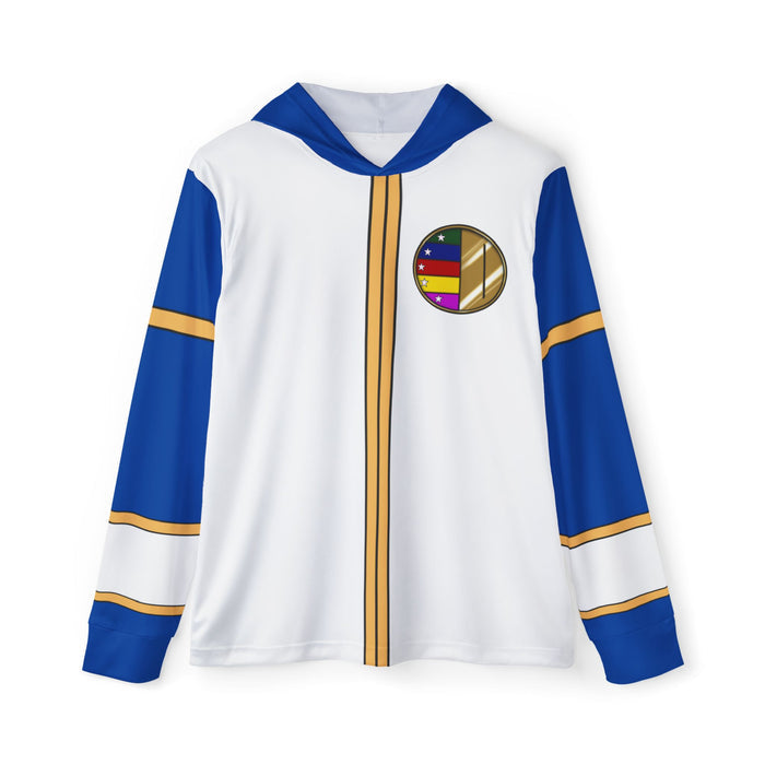 Dairanger Blue Hoodie (Full Print) Lightweight, Breathable, workout, pull over, fitness Hoodie Super Sentai Custom