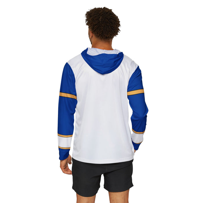 Dairanger Blue Hoodie (Full Print) Lightweight, Breathable, workout, pull over, fitness Hoodie Super Sentai Custom