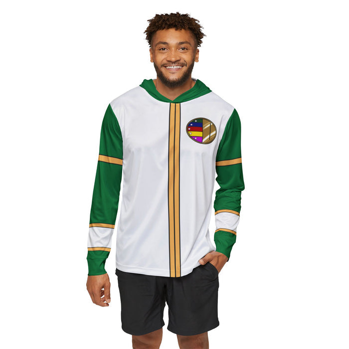 Dairanger Green Hoodie (Full Print) Lightweight, Breathable, workout, pull over, fitness Hoodie Super Sentai Custom