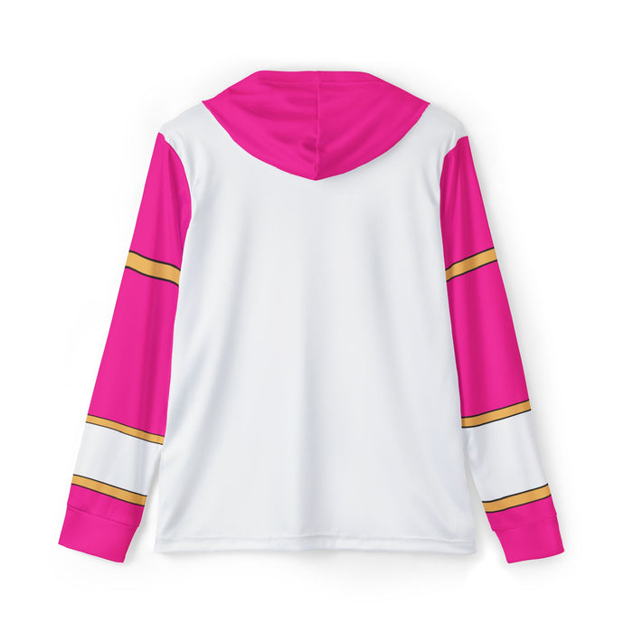 Dairanger Pink Hoodie (Full Print) Lightweight, Breathable, workout, pull over, fitness Hoodie Super Sentai Custom