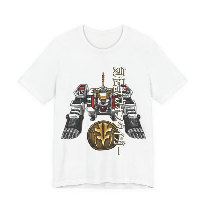 Dairanger Qi Beast Won Tiger Tee Custom Graphic Art Cosplay Shirts Rangers Retro Vintage 90s
