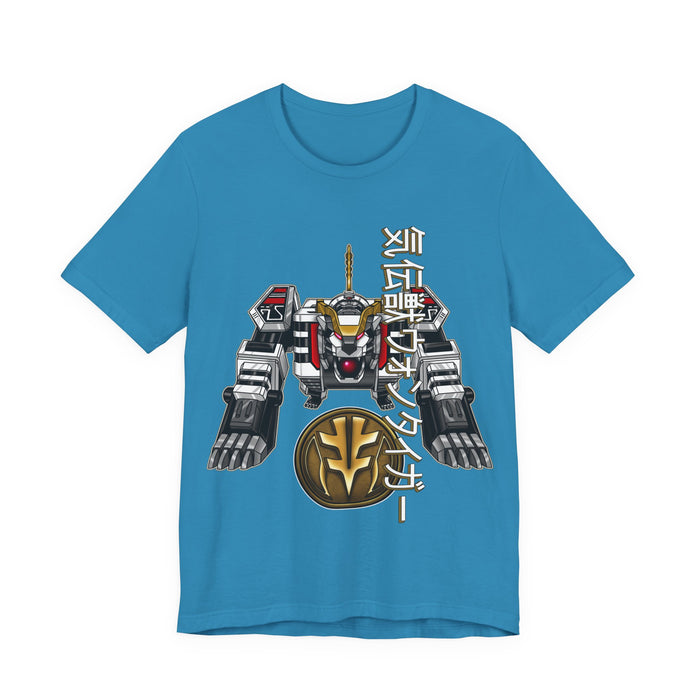 Dairanger Qi Beast Won Tiger Tee Custom Graphic Art Cosplay Shirts Rangers Retro Vintage 90s