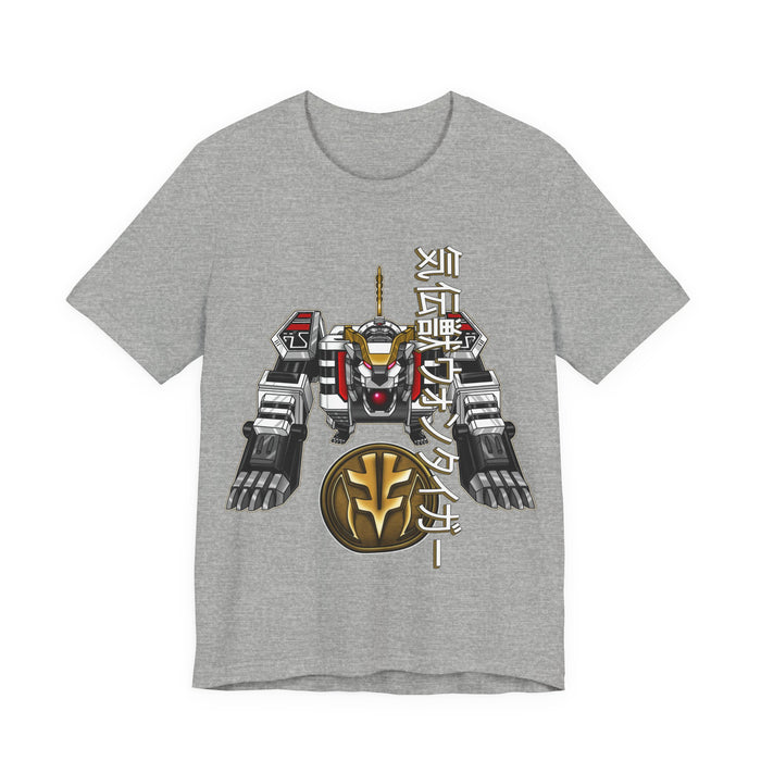 Dairanger Qi Beast Won Tiger Tee Custom Graphic Art Cosplay Shirts Rangers Retro Vintage 90s