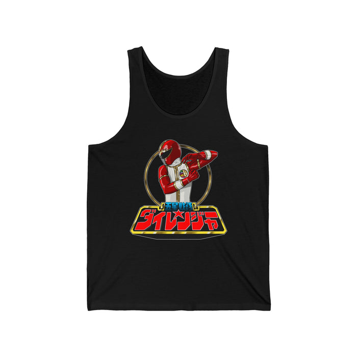 Dairanger Red Tank Super Sentai T Shirt Custom Graphic Art Cosplay Shirts Rangers Retro Vintage 90s