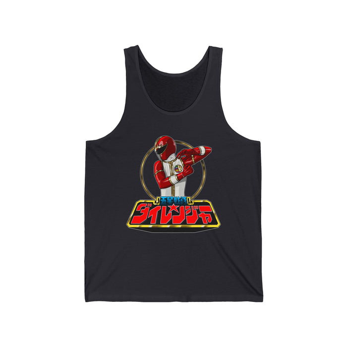Dairanger Red Tank Super Sentai T Shirt Custom Graphic Art Cosplay Shirts Rangers Retro Vintage 90s