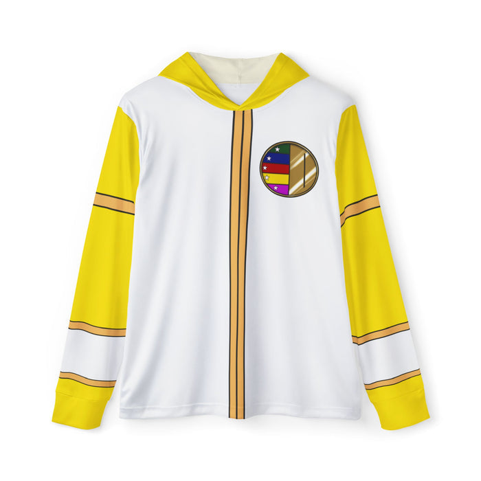 Dairanger Yellow Hoodie (Full Print) Lightweight, Breathable, workout, pull over, fitness Hoodie Super Sentai Custom