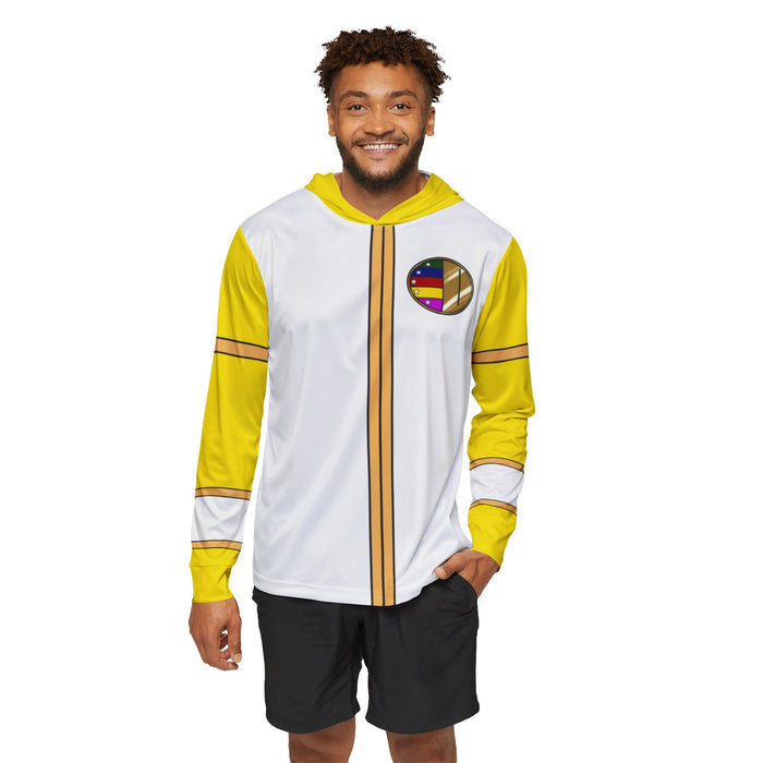 Dairanger Yellow Hoodie (Full Print) Lightweight, Breathable, workout, pull over, fitness Hoodie Super Sentai Custom