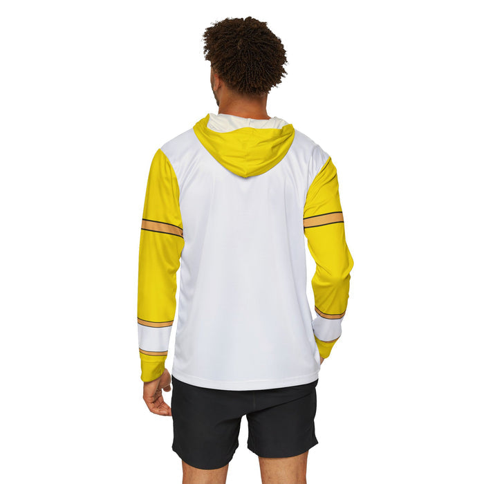 Dairanger Yellow Hoodie (Full Print) Lightweight, Breathable, workout, pull over, fitness Hoodie Super Sentai Custom