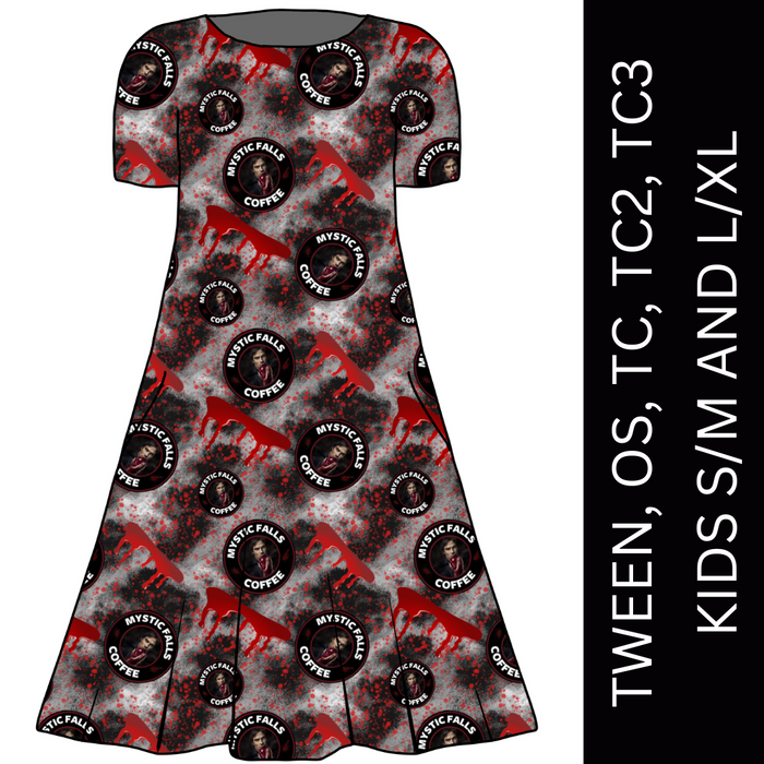 DAMON COFFEE DRESS
