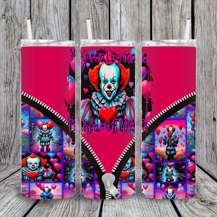Dancing  clown  valentine