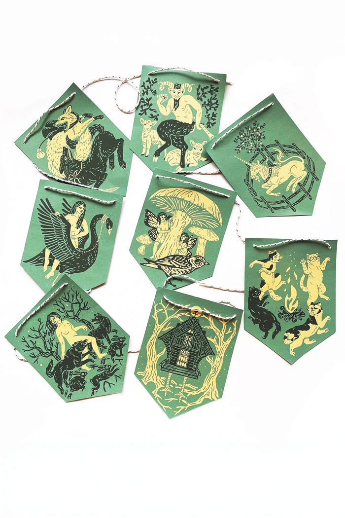 Deep Forest Folklore - Paper Garland