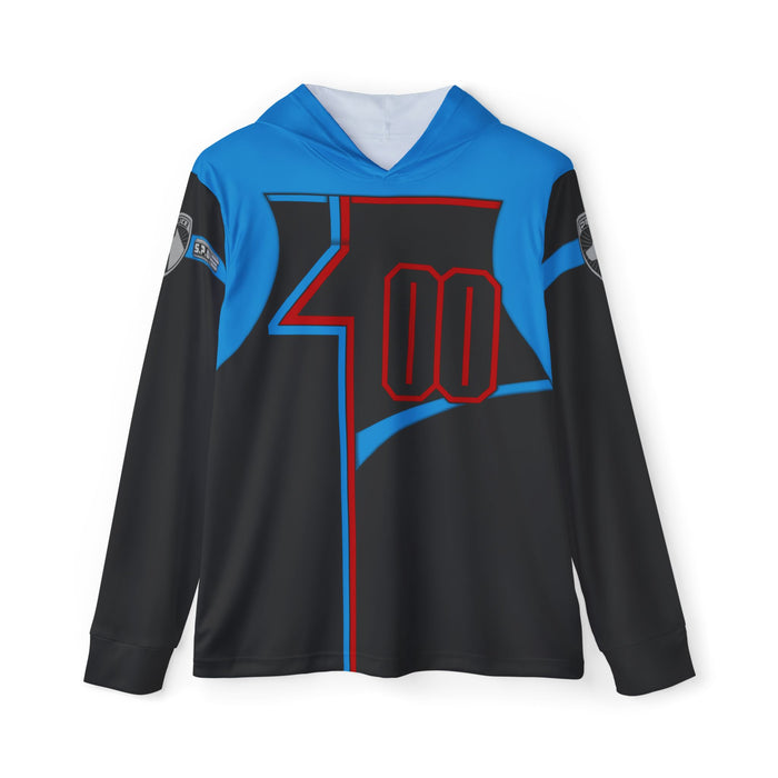 DekaMaster Hoodie (Full Print) Lightweight, Breathable, workout, pull over, fitness Hoodie Super Sentai Custom