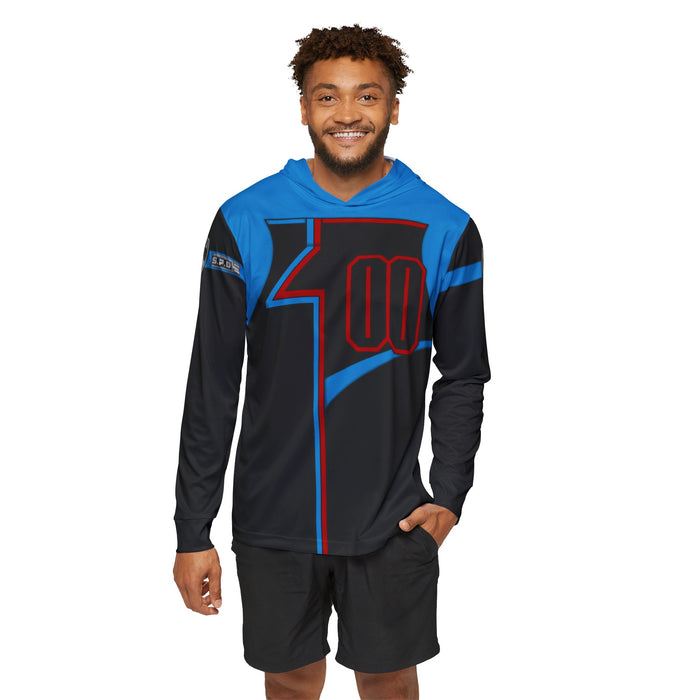 DekaMaster Hoodie (Full Print) Lightweight, Breathable, workout, pull over, fitness Hoodie Super Sentai Custom