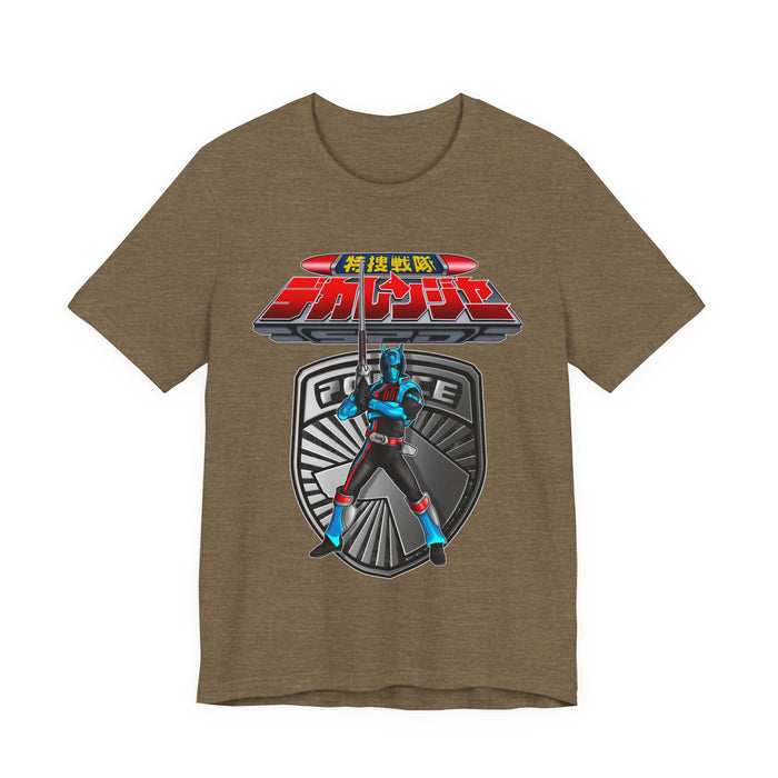 Dekaranger Deka Master Tee Custom Graphic Art Cosplay Shirts Rangers Retro Vintage 90s