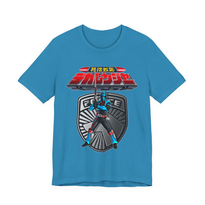 Dekaranger Deka Master Tee Custom Graphic Art Cosplay Shirts Rangers Retro Vintage 90s