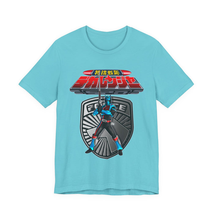 Dekaranger Deka Master Tee Custom Graphic Art Cosplay Shirts Rangers Retro Vintage 90s