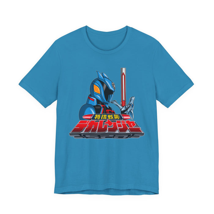 Dekaranger Deka Master Tee Super Sentai T Shirt Custom Graphic Art Cosplay Shirts Rangers Retro Vintage 90s