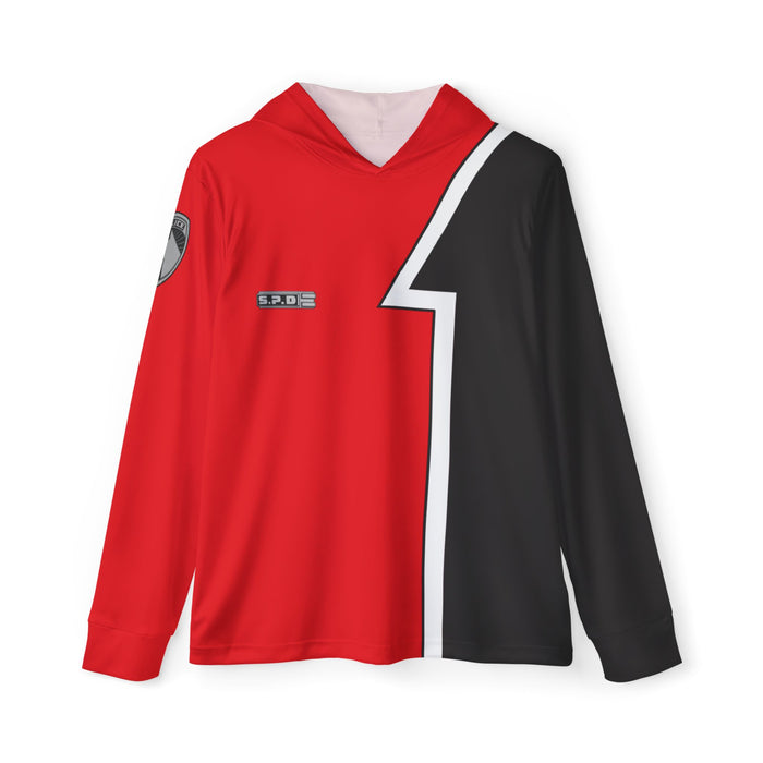 Dekaranger DekaRed Hoodie (Full Print) Lightweight, Breathable, workout, pull over, fitness Hoodie Super Sentai Custom