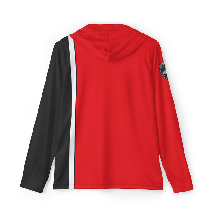 Dekaranger DekaRed Hoodie (Full Print) Lightweight, Breathable, workout, pull over, fitness Hoodie Super Sentai Custom