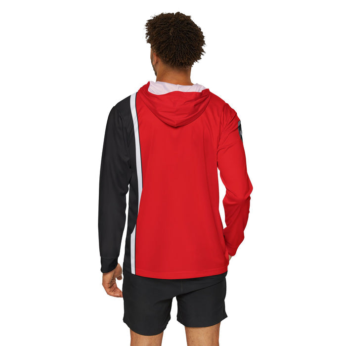 Dekaranger DekaRed Hoodie (Full Print) Lightweight, Breathable, workout, pull over, fitness Hoodie Super Sentai Custom