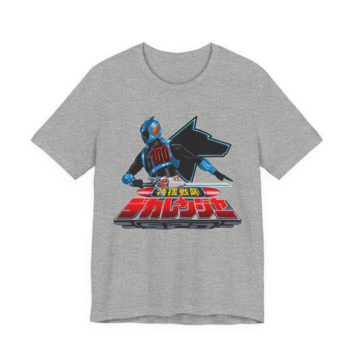 Dekaranger Shadow ranger Tee Super Sentai T Shirt Custom Graphic Art Cosplay Shirts  Retro Vintage 90s
