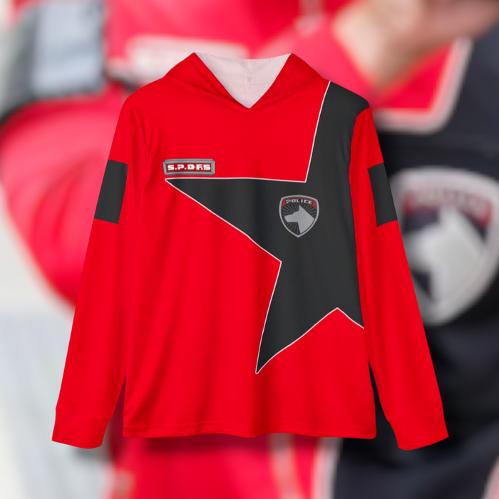 Dekaranger SPD FS Hoodie (Full Print) Lightweight, Breathable, workout, pull over, fitness Hoodie Super Sentai Custom