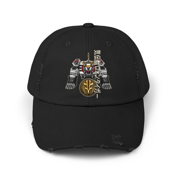 Diaranger Qi Beast Mecha Distressed Hat Super Sentai T Shirt Custom Graphic Art Cosplay Shirts  Retro Vintage 90s