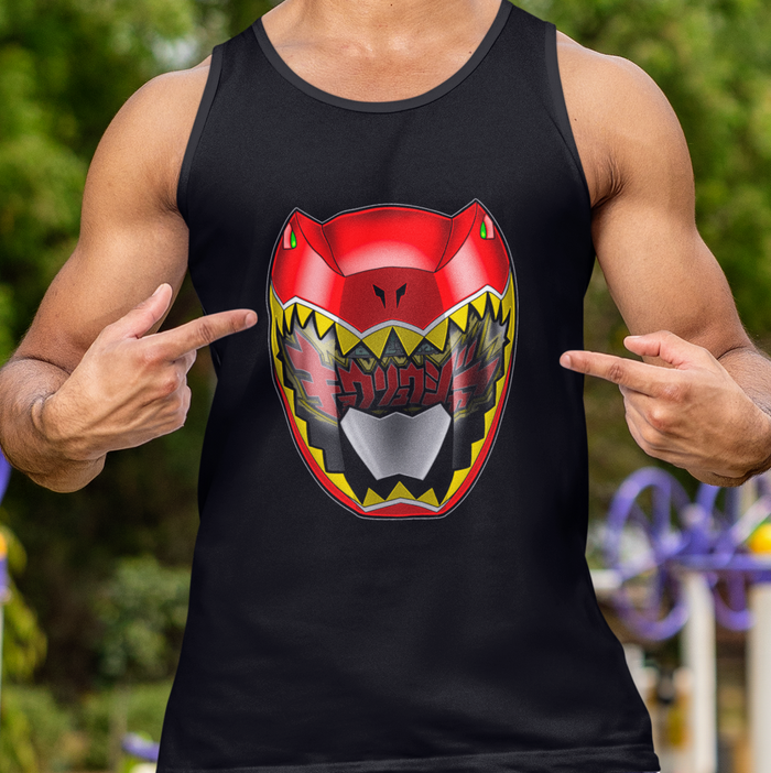 Dino Blaster Tank Super Sentai T Shirt Custom Graphic Art Cosplay Shirts Rangers Retro Vintage 90s
