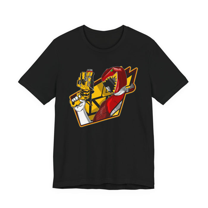 Dino Red Tee Super Sentai T Shirt Custom Graphic Art Cosplay Shirts Rangers Retro Vintage 90s