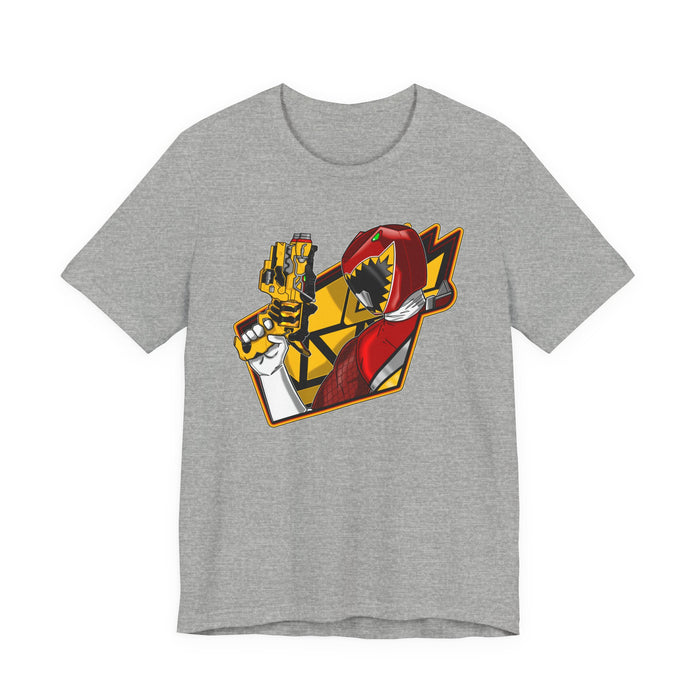 Dino Red Tee Super Sentai T Shirt Custom Graphic Art Cosplay Shirts Rangers Retro Vintage 90s