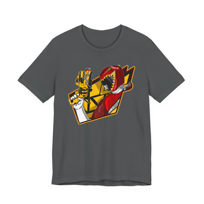 Dino Red Tee Super Sentai T Shirt Custom Graphic Art Cosplay Shirts Rangers Retro Vintage 90s
